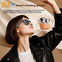 Lunettes Intelligentes IA Huaqiangbei M02 Ultra de Chine avec Étui de Recharge, Caméra 8 Mégapixels et Fonctionnalités de Traduction