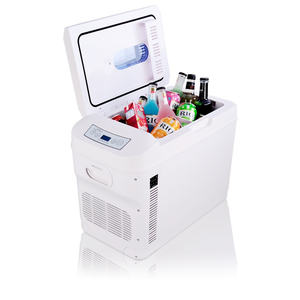 Usine directe 28L double zone semi-conducteur voiture réfrigérateur 24V maison voiture double usage Portable <span class=keywords><strong>petit</strong></span> réfrigérateur LCD 12V congélateur - Product Image 2