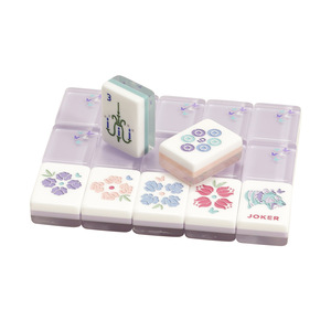 Custom Acrylic Mahjong Tiles Three Layer Portable For Chess And Card <b>Entertainment</b> Universal Use MJ 822 - Product Image 5
