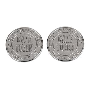 Directo de fábrica personalizado Jetons hecho Metal impreso diversión Token grabado latón plata oro juego Token para videojuego entretenimiento - Product Image 2