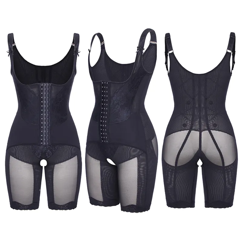 Custom Logo Modeling Strap Bodysuit Slimming Hips Enhancer Back Support Innovative Faja Colombian Bodysuit Shapewear Body Shaper