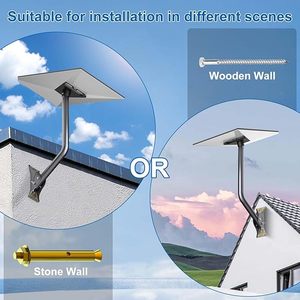 Support de toit Starlink, kit de montage sur avant-toit <span class=keywords><strong>pour</strong></span> antenne Starlink robuste et réglable avec matériel complet <span class=keywords><strong>pour</strong></span> une réception de signal améliorée - Product Image 2