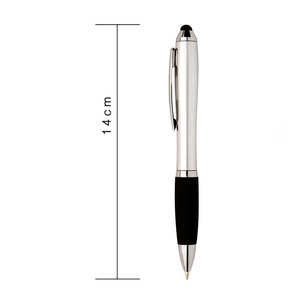 Custom Advertising Gift Touchscreen Ball <strong>Pen</strong> Rubber <strong>Grip</strong> Plastic 2 in 1 Touch Stylus Ballpoint <strong>Pen</strong> for Promotion - Product Image 6