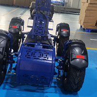 Scooter électrique tout-terrain pliable 4*2500W 4WD 60V 60Ah 55km/h 300kg charge lourde scooter électrique ATV pour adultes