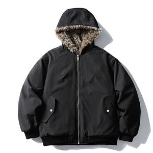 <span class=keywords><strong>Veste</strong></span> matelassée en polyester rembourrée chaude de style américain, <span class=keywords><strong>kaki</strong></span> noir, hiver, capuche en fourrure, montagne, <span class=keywords><strong>aigle</strong></span>, pour hommes - Product Image 5