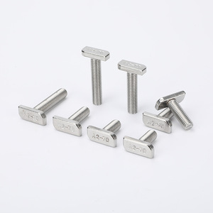 Boulon en T en acier inoxydable 304 pour montage solaire photovoltaïque, tête carrée M8, fixation pour canal en T - Product Image 1