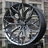 Jantes en alliage d'aluminium forgé à cinq branches, 18, 19, 20 pouces, finition Gunmetal Satin, PCD 5x112 pour Tesla Model 3/Y