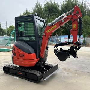 Mini Escavatore Cartiwell 2000KG con Motore Idraulico Kubota e Cabina per Uso Agricolo SPEDIZIONE GRATUITA Vendita Calda - Product Image 3