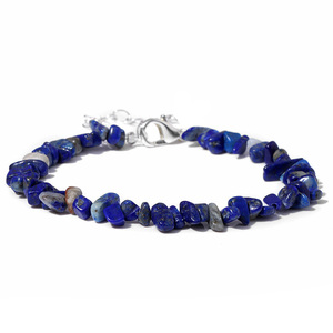 Braccialetto di ametista di ghiaia di <span class=keywords><strong>pietra</strong></span> naturale braccialetti di <span class=keywords><strong>pietra</strong></span> di chip braccialetto di pietre preziose a catena regolabile in acciaio inossidabile per le donne - Product Image 4