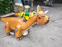IFD centre commercial équitation Triceratops dinosaure monter sur voiture enfants Kart Animal Ride à vendre