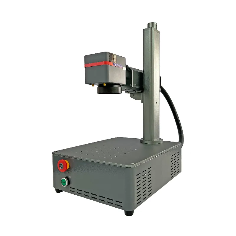 Super Mini Foldable Metal Engraving Machine 20W 30W Fiber Laser Name Plate Fiber Laser Marker