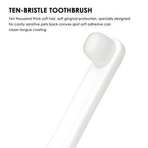 Lebih murah & kualitas tinggi produk mandi anjing Oral anjing alat perawatan anjing sikat gigi perawatan kucing lembut sikat pembersih hewan peliharaan - Product Image 3