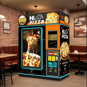 ตู้ขายพิซซ่าหน้าจอสัมผัส55นิ้วแบบสดแช่แข็งพร้อมฟังก์ชั่น SDK มีสินค้าในสต็อก - Product Image 1