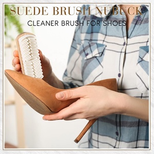Ma Thuật Gỗ Xử Lý Giày Làm Sạch Bàn Chải Nubuck Da Khởi Động Sneaker Áo Khoác Sạch Hơn Cho Crepe Da Lộn Cao Su Silica - Product Image 5