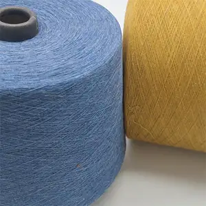 Fio de algodão melange e tecelagem usada de alta qualidade