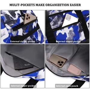 Échantillon gratuit Sac de sport de type sac de voyage de l'usine source avec trois compartiments ajustables pour chaussures - Product Image 4