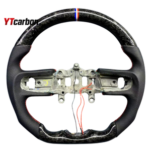 Ytcarbon พวงมาลัยคาร์บอนไฟเบอร์แท้สำหรับ B19 <span class=keywords><strong>SENTRA</strong></span> <span class=keywords><strong>Nismo</strong></span> jdm ชิ้นส่วนรถยนต์อุปกรณ์ตกแต่งภายในรถยนต์สไตล์การแข่ง - Product Image 1