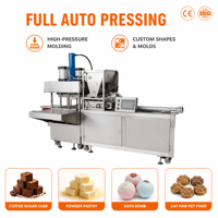 Machine de formage automatique polyvalente pour la fabrication de sucre en cubes, biscuits, aliments pour animaux de compagnie et bombes de bain