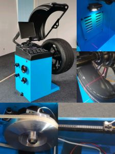 전기 스핀 휠 밸런서 타이어 체인저 휠 밸런서 4 포스트 자동차 리프트 3D 휠 정렬 장비 자동차 작업장을위한 풀 세트 - Product Image 3