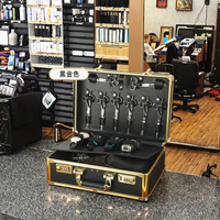 Valise de voyage professionnelle de luxe à roulettes pour maquillage et coiffure avec serrure à code, idéale pour le rangement d'outils – Vente en gros usine