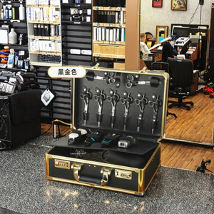 Valise de voyage professionnelle de luxe à roulettes pour maquillage et coiffure avec serrure à code, idéale pour le rangement d'outils – Vente en gros usine - Product Image 4