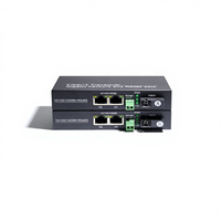Convertidor de Datos Atongda ATD710-RS1D2GE RS485 RS422, Gigabit 100Mbps, Puertos de Red Ethernet IP/TCP, Conector SC, Fibra Óptica Única