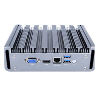 Placa base industrial integrada NUC Mini PC Intel 3865U 8GB DDR3 RAM 4 puertos Ethernet Pfsense Firewall Dual Display ATM Banking