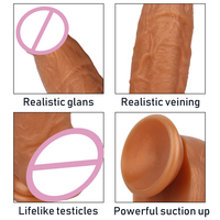 Nueva llegada de lujo adulto juguete pene Artificial juguetes sexuales pene Artificial productos para adultos Dick Juguete Sexual consolador grande juguete sexual Consolador