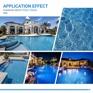 Finition de <span class=keywords><strong>piscine</strong></span> alternative Pebble Tec, plâtre de <span class=keywords><strong>piscine</strong></span> à billes de verre avec une meilleure douceur et brillance, système à agrégats apparents - Product Image 5