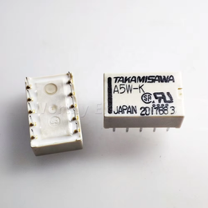 רכיבים אלקטרוניים ממסר אות מיני 5VDC 1A DIP 10 פינים A5W-K - Product Image 6