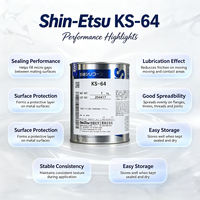 Graisse silicone isolante Shin-Etsu Premium KS-64 pour l'étanchéité des connecteurs de câbles électroniques