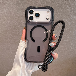 Funda protectora anticaída tres en uno para <span class=keywords><strong>iPhone</strong></span> 17 Pro Max, funda colorida para teléfono móvil con marco con o sin cordón - Product Image 2