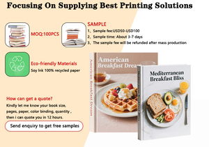 Trung Quốc nhà máy vàng lá Logo bìa cứng cuốn sách tùy chỉnh chất lượng cao bìa cứng nấu ăn in ấn cuốn sách - Product Image 6