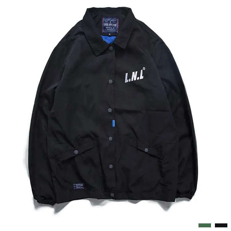 OEM service wholesale custom logo coaches jacket men windbreaker