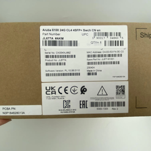 Commutateur QoS PoE SFP 24 ports série <span class=keywords><strong>Aruba</strong></span> <span class=keywords><strong>6100</strong></span> JL677A avec capacité de 128 Gbps et conception empilable - Product Image 1