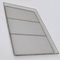 Plateaux en maille d'acier inoxydable sur mesure, durables, pour refroidissement, cuisson et grillades