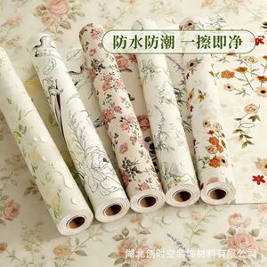 Creation Of Time And Space French Retro Floral Wallpaper 3X Thick Self Adhesive Waterproof Wall Stickers For Home Decor - Product Image 4