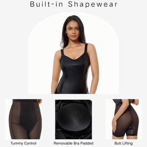 Fajas <span class=keywords><strong>de</strong></span> nuevo diseño diseñadas específicamente para mujeres Sujetador integrado Falda moldeadora <span class=keywords><strong>de</strong></span> cuerpo Slim Fit Control Redondez - Product Image 2