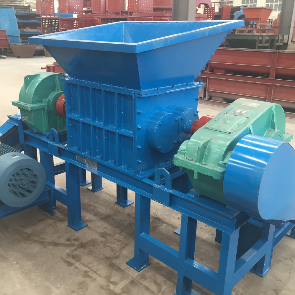 CEO Scrap Steel Tire Shredder Heavy Plastic Recycling Machine, Dual Shaft Shredder