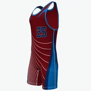 Bestseller übergroße Läufer-Schnelltrocknung-Übungs-Wrestling-Singlets / ärmellose atmungsaktive Sportbekleidung Wrestling-Singlets