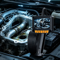 Caméra endoscopique industrielle 1080P HD avec écran IPS 4,3 pouces, zoom 2x, indice de protection IP67, batterie au lithium, pour réparation automobile et inspection de canalisations (photo/vidéo)