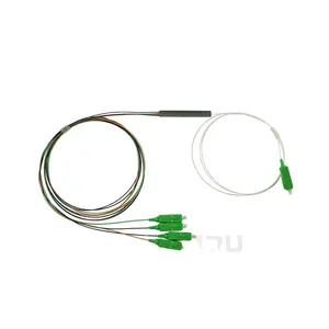 Divisor de fibra óptica de alta calidad 1x4 MINI tubo de acero PLC Splitter 1x8 1x16 divisor