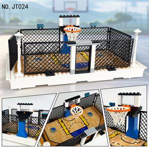 Ensemble de blocs de terrain de basketball pour gymnases intérieurs, en plastique ABS, jouet éducatif DIY pour les 14 ans et plus - Product Image 6