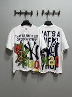 T-shirt pour Homme de Marque de Luxe 'That's AWFUL LOT COUGH SYRUP' avec Impression Graphique Florale Personnalisée