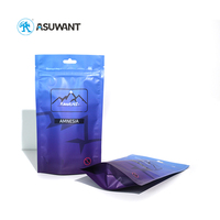 3,5g 14g 28g heiß verkaufen Mylar Plastiktüte matt laminiert geruchs neutral Stand-Up-Doypack-Tasche mit kinder sicherem Recycling-Reiß verschluss