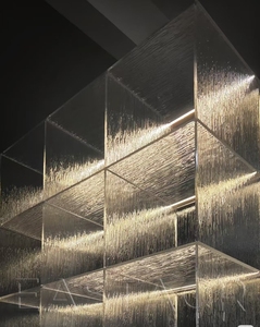 <span class=keywords><strong>Plaque</strong></span> acrylique texturée à effet vague vif, vente en gros d'usine, feuille PMMA à motif vague d'eau pour décors de luxe et projets d'éclairage décoratif - Product Image 5