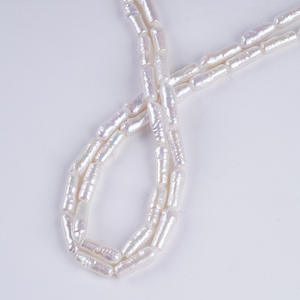 Perles baroques longues de 5-6 mm, semi-finies, pour collier DIY, fournies directement par le fabricant - Product Image 4