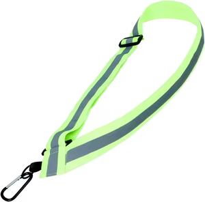 Chaleco de seguridad de trabajo ANSI Clase 1 de alta visibilidad Material reflectante Certificado EN 20471 Correa de un hombro Logotipo de cinturón de hombro - Product Image 1