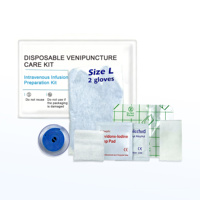 Kit de consommables médicaux Eos désinfectant IV a commencé le pansement comprend un garrot