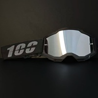 Lunettes de motocross 100 Style UV400, coupe-vent, pour moto tout-terrain MX, pour hommes, femmes et jeunes